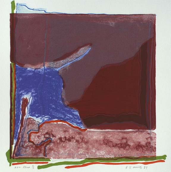 Artist: b'Morris, Robert J.' | Title: b'(Series 89. no. 5)' | Date: 1989 | Technique: b'lithograph, printed in colour from six stones'