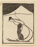 Artist: Beal, Ian. | Title: Man on skis. | Date: c.1932