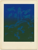 Artist: Nolan, Sidney. | Title: The lighthouse | Date: 1966 | Technique: screenprint, printed in colour, from three stencils