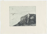 Artist: b'Dickerson, Robert.' | Title: b'Expressway.' | Date: 1978 | Technique: b'etching and aquatint, printed in blackish-blue ink, from one plate'