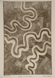 Artist: Williams, Kevin. | Title: Rivers of my land | Date: 1999, April | Technique: etching, printed in black ink, from one plate