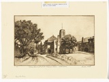 Artist: PLATT, Austin | Title: Sydney Church of England Grammar School | Date: 1946 | Technique: etching, printed in black ink, from one plate