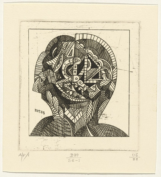 Artist: b'SELLBACH, Udo' | Title: b'not titled' | Date: 1960-80 | Technique: b'etching'