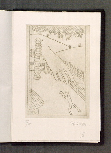 Artist: b'Simon, Bruno.' | Title: b'Tatura dreams IV.' | Date: 1941-87 | Technique: b'photo-etching, printed in brown ink, with plate-tone, from one zinc plate'