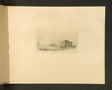 Artist: Jones, Henry Gilbert. | Title: Collins Street from Scotch Kirk. | Date: 1841-45 | Technique: etching, printed in black ink, from one copper/plate