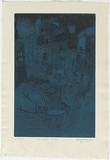 Artist: b'WALKER, Murray' | Title: b'Bush battlers paradise.' | Date: 1966 | Technique: b'etching, printed in colour, from two plates'