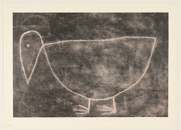 Artist: b'Leunig, Michael.' | Title: b'Bird (pink)' | Date: 1991 | Technique: b'lithograph, printed in colour, from two stones'