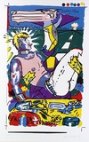Artist: Davila, Juan. | Title: Lichtenstein. | Date: 1984 | Technique: screenprint, printed in colour, from multiple stencils