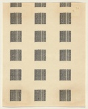 Title: Section B (Word situations) - 32 Possibilities: No. 13, 4(A) | Date: (1970-71) | Technique: typewriter