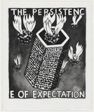 Artist: WORSTEAD, Paul | Title: The persistence of Expectations | Date: 1992 | Technique: screenprint, printed in black ink, from one stencil | Copyright: This work appears on screen courtesy of the artist