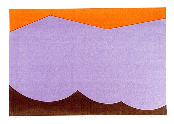 Artist: b'Sharp, James.' | Title: b'Serigraph E' | Date: 1981 | Technique: b'screenprint, printed in colour, from multiple stencils' | Copyright: b'\xc2\xa9 Estate of James Sharp'