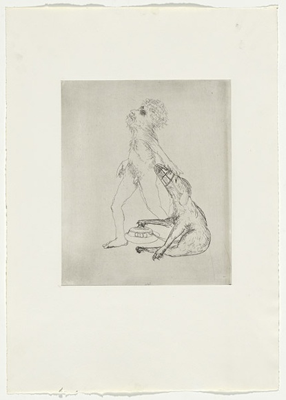 Artist: b'BOYD, Arthur' | Title: b'Colour blind.' | Date: 1970 | Technique: b'etching, printed in black ink, from one plate' | Copyright: b'Reproduced with permission of Bundanon Trust'