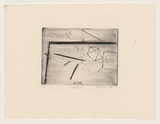 Title: Table 5 | Date: 1976 | Technique: drypoint, printed in black ink, from one perspex plate