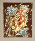 Artist: b'Palmer, Ethleen.' | Title: b'(Christmas bells)' | Date: c.1955 | Technique: b'screenprint, printed in colour, from multiple stencils'