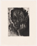 Artist: b'Fairbairn, David.' | Title: b'Auto portrait 16' | Date: 2004 | Technique: b'etching and aquatint, printed in black ink, from one plate'