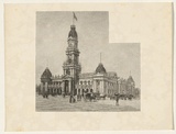 Title: not titled [building with flag] | Date: 1886-88 | Technique: wood-engraving, printed in black ink, from one block