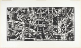 Artist: b'Kemp, Roger.' | Title: b'Horizontal one.' | Date: c.1974 | Technique: b'etching, printed in black ink, from one magnesium plate'