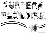 Artist: b'ACCESS 6' | Title: b'Surfers Paradise' | Date: 1991, June | Technique: b'screenprint, printed in black ink, from one stencil'