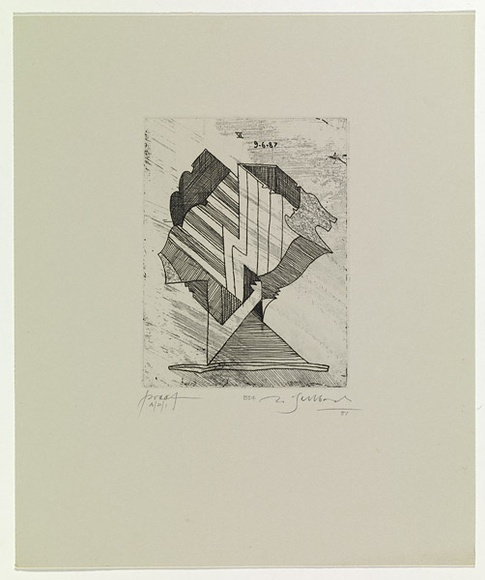 Artist: b'SELLBACH, Udo' | Title: b'not titled' | Date: 1960-80 | Technique: b'etching'