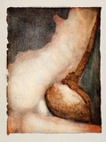 Artist: b'Boccalatte, Suzanne.' | Title: b'Belly II.' | Date: 1995 | Technique: b'colour monotype and drypoint'