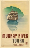 Artist: b'Sellheim, Gert.' | Title: b'Travel poster: (Murray River tours).' | Date: (1930-39) | Technique: b'lithograph; photo-lithograph, printed in colour, from multiple plates' | Copyright: b'\xc2\xa9 Nik Sellheim, courtesy Josef Lebovic Gallery'