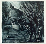 Artist: b'Davis, James.' | Title: b'Edinburgh Park game.' | Date: 1989 | Technique: b'monotype, printed in black ink, from one plate'