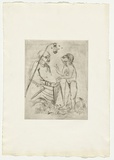 Artist: b'BOYD, Arthur' | Title: b'Jonah page 21.' | Date: 1972-73 | Technique: b'etching, printed in black ink, from one plate' | Copyright: b'Reproduced with permission of Bundanon Trust'