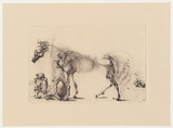 Artist: Herel, Petr. | Title: Dictateur de Metamorphoses | Date: 1975 | Technique: etching, printed in black ink, from one plate | Copyright: © Petr Herel