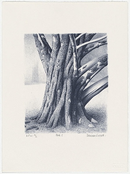 Artist: b'Russell,, Deborah.' | Title: b'Park I' | Date: 2000, May | Technique: b'lithograph, printed in blue ink from one stone'