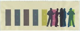 Artist: Emmerson, Neil. | Title: Forbidden colours - for Mishima 2/7. | Date: 1999 | Technique: woodcut, printed in 16 colours, from 7 blocks, in 12 passes