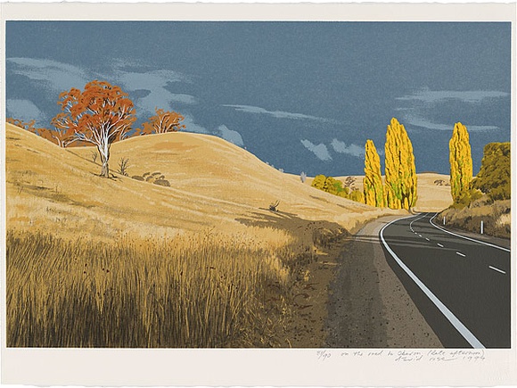 Artist: b'ROSE, David' | Title: b'On the road to Oberon' | Date: 1994 | Technique: b'screenprint, printed in colour, from multiple screens'
