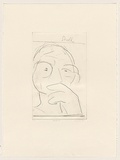 Title: Shell 3 | Date: 1981 | Technique: drypoint, printed in black ink, from one perspex plate