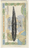 Artist: b'HALL, Fiona' | Title: b'Reseda luteola - Weld (French currency)' | Date: 2000 - 2002 | Technique: b'gouache' | Copyright: b'\xc2\xa9 Fiona Hall'