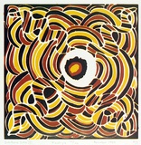 Artist: b'Kanakiya, Tjanyari.' | Title: b'not titled' | Date: 1983 | Technique: b'linocut, printed in colour, from multiple blocks'