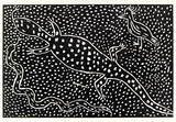 Artist: Petyarre, Annie. | Title: not titled [No.12] | Date: 1990 | Technique: woodcut, printed in black ink, from one block