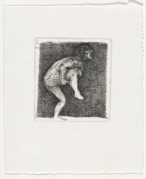 Artist: b'SELLBACH, Udo' | Title: b'not titled' | Date: 1989, 20 August | Technique: b'etching, aquatint, printed in black ink, from one copper plate'