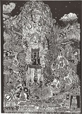 Artist: STEWART, Elizabeth | Title: Balance | Date: 1996, April | Technique: linocut, printed in black ink, from one block