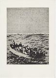 Artist: MADDOCK, Bea | Title: No - where | Date: September 1974 | Technique: photo-etching and aquatint, printed in black ink, from two plate