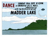 Artist: b'Bramley-Moore, Mostyn.' | Title: b'Dance - Madder Lake' | Technique: b'screenprint, printed in colour, from multiple stencils'