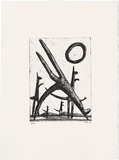 Artist: Kelly, John. | Title: The fall | Date: 2002 | Technique: etching and aquatint, printed in black ink, from one plate | Copyright: © John Kelly. Licensed by VISCOPY, Australia.