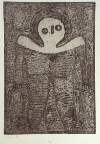 Artist: b'Karadada, Lilly.' | Title: b'not titled #2.' | Date: 2000, October | Technique: b'etching, printed in black ink, from one plate'