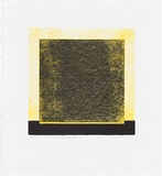 Artist: b'Hickey, Dale.' | Title: b'To a damaged lung' | Date: 1993 | Technique: b'lithograph, printed in yellow and black ink, from two stones'