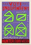 Artist: b'WORSTEAD, Paul' | Title: b'Vote Independent' | Date: 1980 | Technique: b'screenprint, printed in colour, from four stencils' | Copyright: b'This work appears on screen courtesy of the artist'