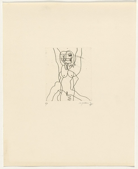 Artist: b'SELLBACH, Udo' | Title: b'not titled' | Date: 1960-80 | Technique: b'etching'