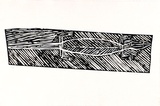 Artist: b'GUDTHAYKUDTHAY, Philip' | Title: b'Lizard' | Date: c.1993 | Technique: b'linocut, printed in black ink, from one block' | Copyright: b'\xc2\xa9 Philip Gudthaykudthay. Licensed by VISCOPY, Australia'