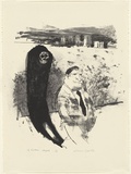 Artist: Counihan, Noel. | Title: The shadow | Date: 1986, May-June | Technique: lithograph, printed in black ink, from one stone [or plate]