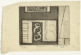 Artist: b'Cilento, Margaret.' | Title: b'Enclosures.' | Date: 1947 | Technique: b'etching and aquatint, printed in black ink, from one plate'