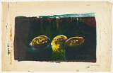 Artist: Grey-Smith, Guy | Title: Submerged landscape | Date: 1966 | Technique: screenprint, printed in colour, from three stencils