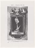 Artist: STANNAGE, Miriam | Title: A mirror with frame veneered | Date: 1976 | Technique: offset-lithograph | Copyright: © Miriam Stannage