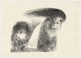 Artist: b'BOYD, Arthur' | Title: b'St Francis when young turning aside.' | Date: (1965) | Technique: b'lithograph, printed in black ink, from one plate' | Copyright: b'This work appears on screen courtesy of Bundanon Trust'